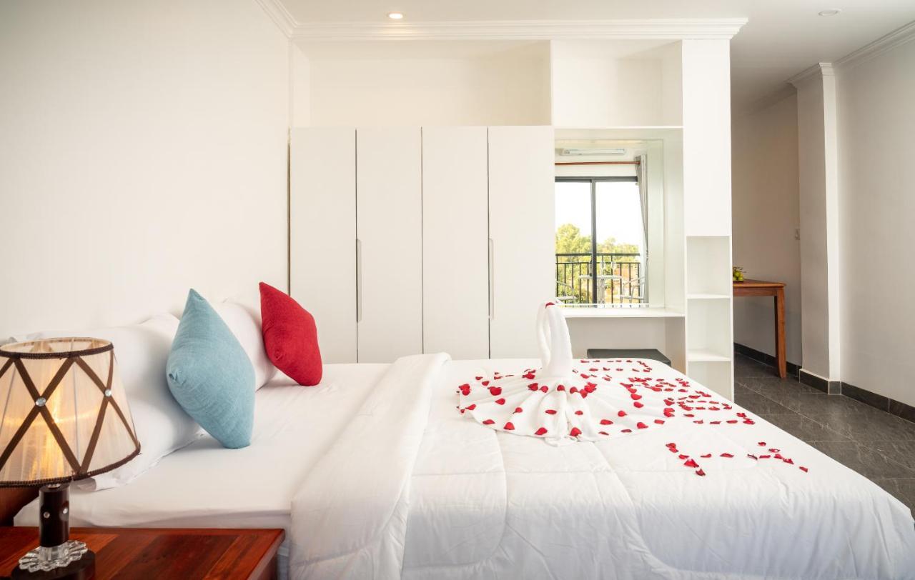 Apartemen 400 m² dengan 1 kamar tidur dan 1 kamar mandi pribadi di Sala Kamreuk Siem Reap Bagian luar foto
