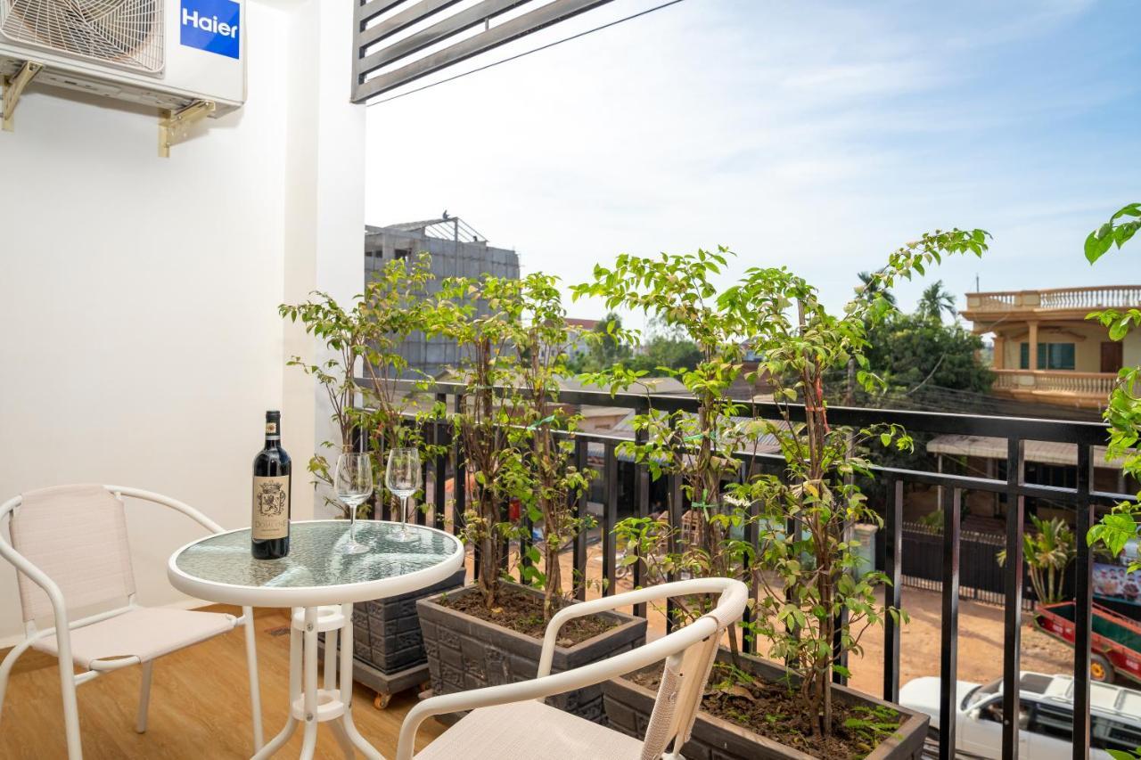 Apartemen 400 m² dengan 1 kamar tidur dan 1 kamar mandi pribadi di Sala Kamreuk Siem Reap Bagian luar foto